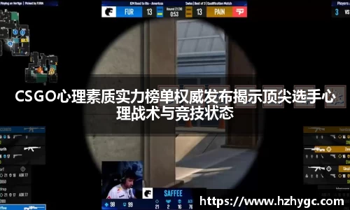 CSGO心理素质实力榜单权威发布揭示顶尖选手心理战术与竞技状态